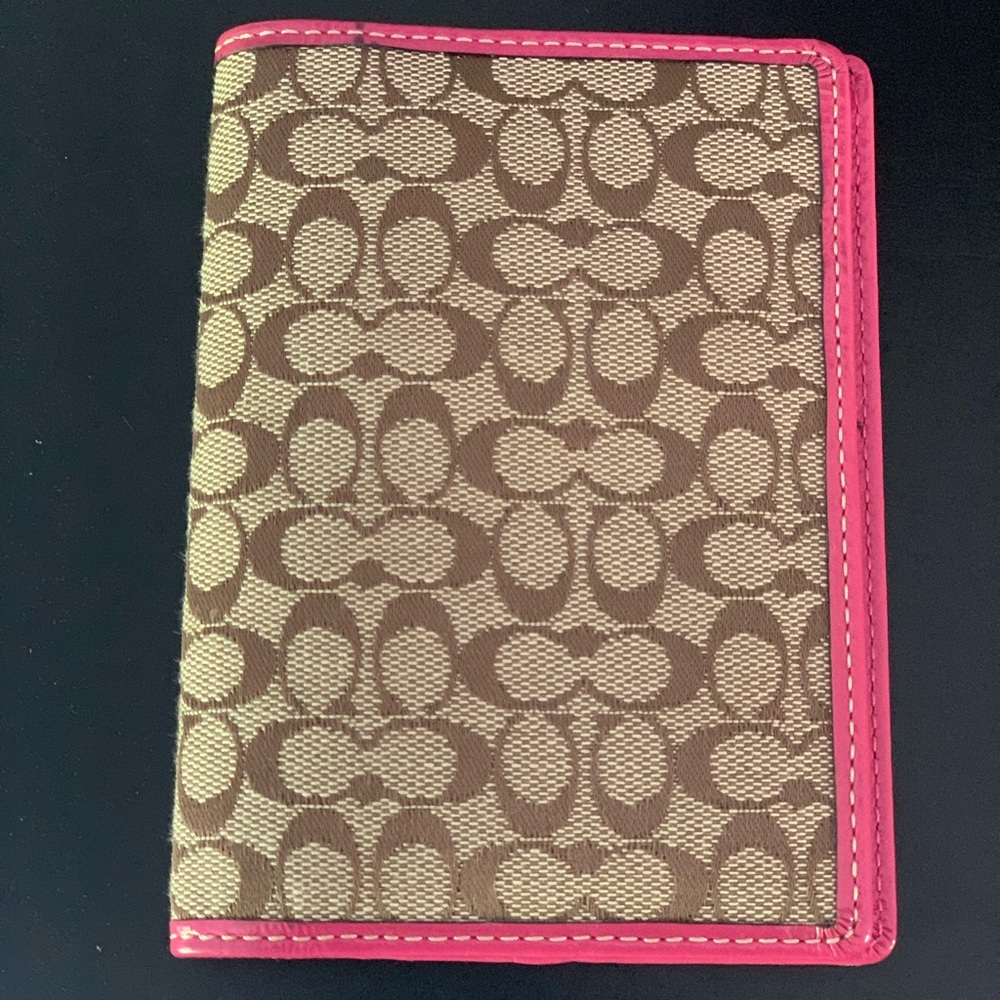 Coach Passport Holder